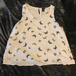 Torrid blouse with butterfly detail